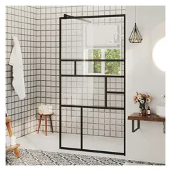 vidaXL, Duschkabine + Duschwand, Elranin (195 cm, 80 cm, 195 cm)