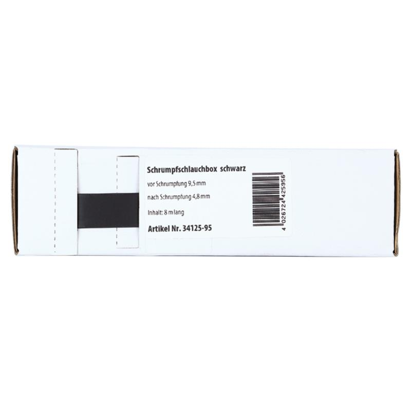 ACV Schrumpfschlauch schwarz Ø 9,5 mm/ Länge: 8 m