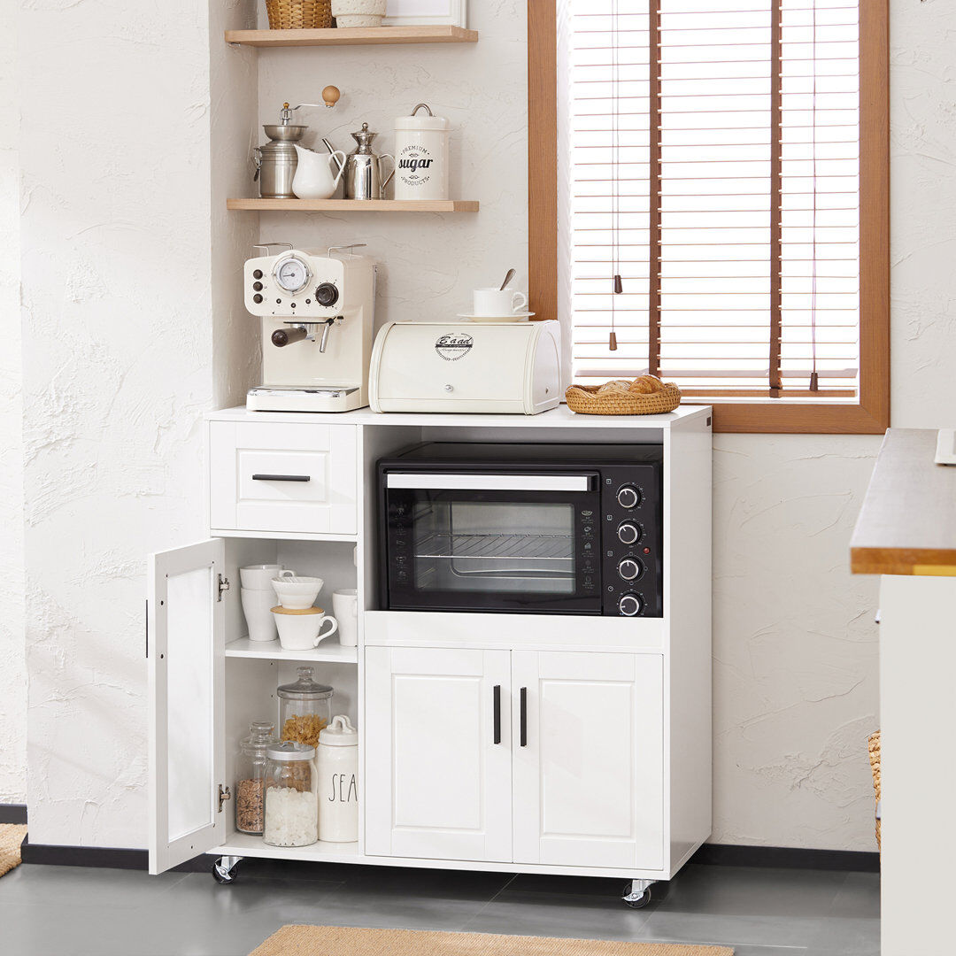 17 Stories Kelon 89 cm H Kitchen Unit without Appliances White 89cm H X 88.5cm W X 40cm D