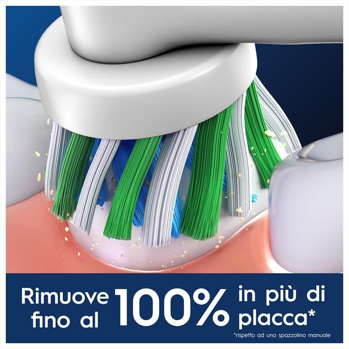 Oral-B Testine Di Ricambio Pro Cross Action-bianco
