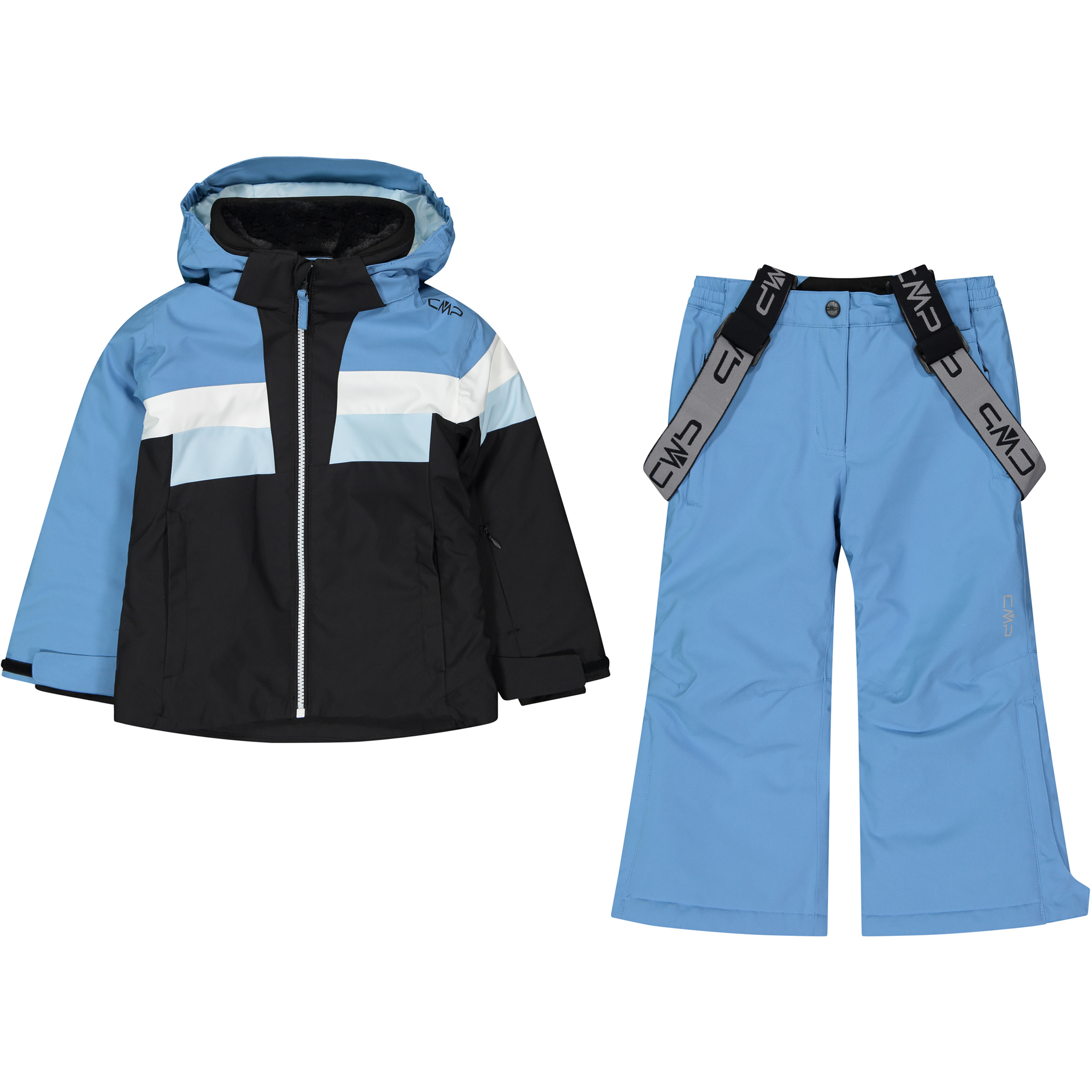 CMP Ski Set Kinder Overalls blau Größe 104 Skifahren Elastisch