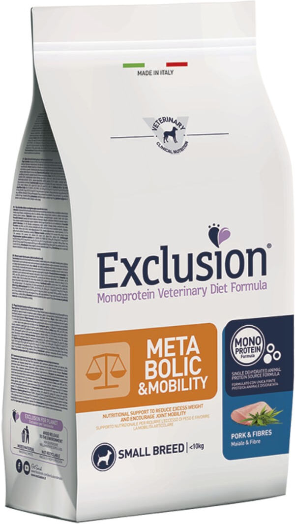 Exclusion Dog Metabolic Small Maiale 2KG
