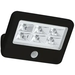 EGLO, Gartenbeleuchtung, GAVELLO UDE VAEG M/SENSOR 20LM U/BATTERI SORT 4000K (20 lm)