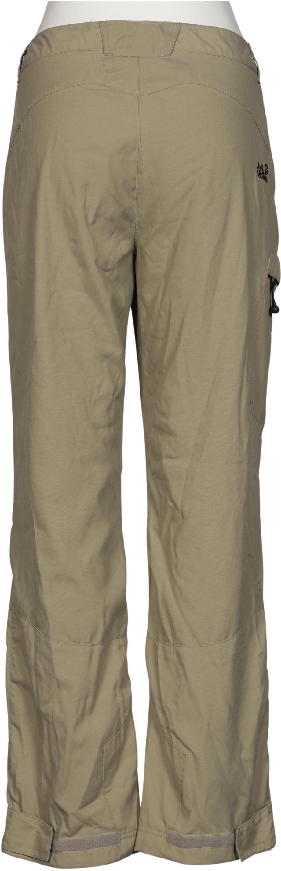 Jack Wolfskin Damen Stoffhose, Grün, Kurz-Gr. EU 19, Synthetik - Second Hand