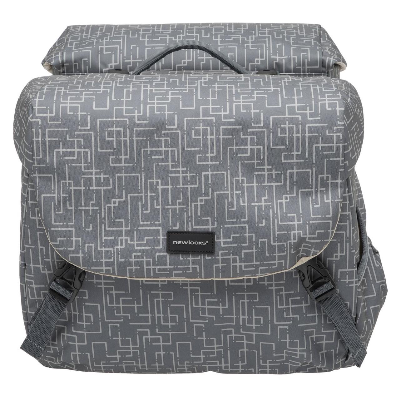 New Looxs Tasche Mondi Joy Double Rt Ivy Grey 38l (38 l, Gepäckträgertasche) (515863)
