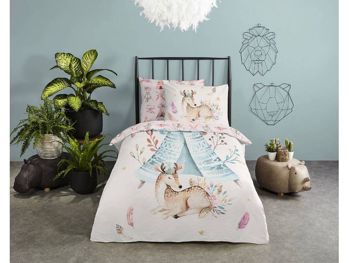 Kinderbettwäsche Boho 140 x 240cm Multicolor
