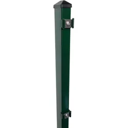 Fa-Bausysteme Zaunpfosten Moosgrün Klemmplättchen Höhe: 1830 mm
