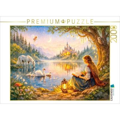 CALVENDO Puzzle Besuch im Märchenwunderland | 2000 Teile Lege-Größe 90 × 67 cm Foto-Puzzle für glückliche Stunden