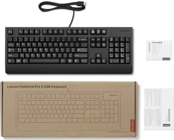 Lenovo Tastatur Hjemme/kontor Usb Qwerty Nordisk