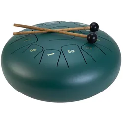DIMAVERY TD-12 Steel Tongue Drum, grün
