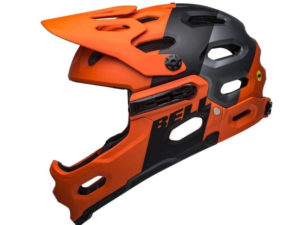BELL Fullfacehelm SUPER 3R MIPS orange/black : L Größe: L