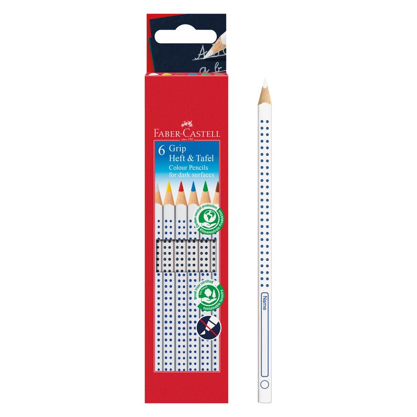 Faber-Castell Kreiden Grip Heft & Tafel (1x) (110801)