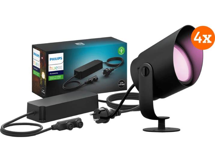 Philips Hue Lily XL Prikspot Startpakket White and Color 4-Pack