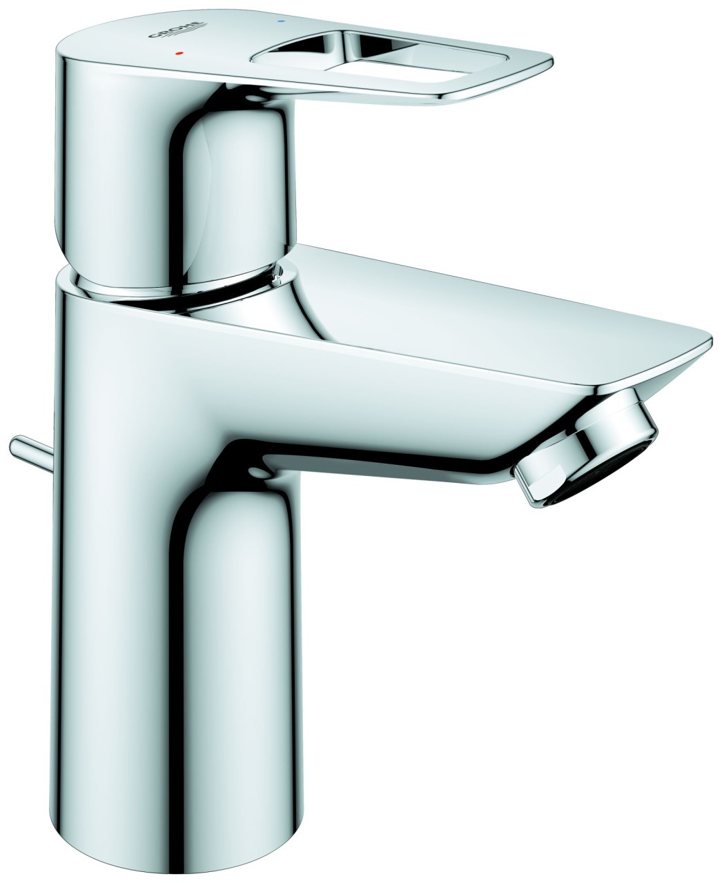 GROHE Waschtischarmatur BauLoop 23877_1 S-Size Durchfluss 3,5l/min chrom, 23877001 23877001