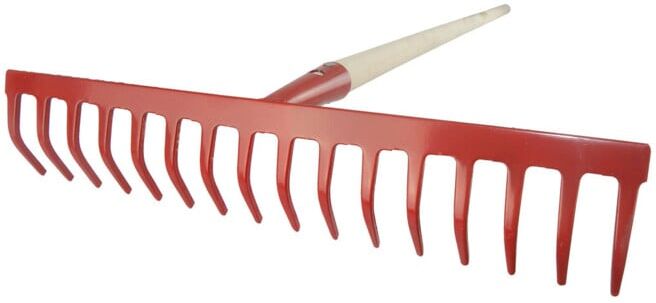 SHW Râteau de jardin 16 dents avec manche ; SHW Schmiedetechnik (54616)