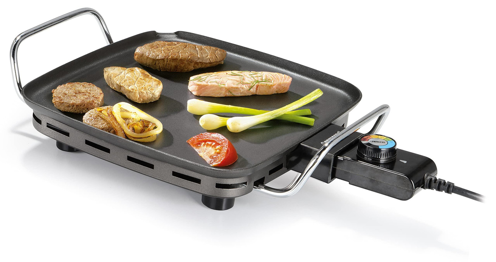 Princess Classic Mini elektrische tafelgrill, zwart, 1900W