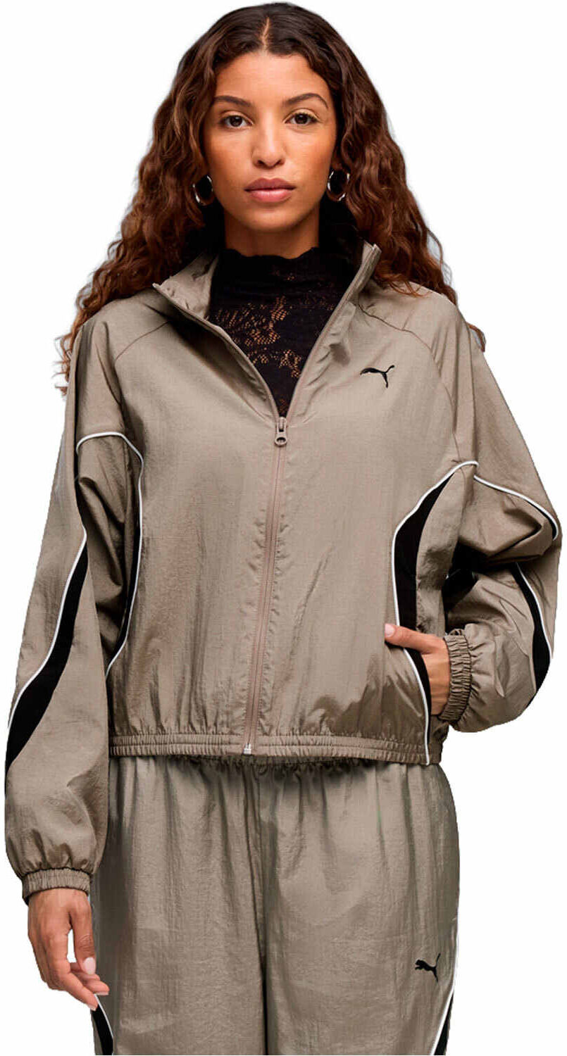 Puma sport relaxed sudadera mujer Gris (L)