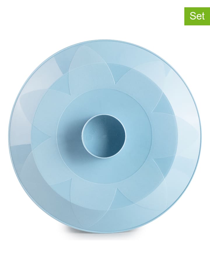 Ibili 2er-Set: Wendedeckeln ''Basic'' in Hellblau - Ø 29,5 cm - onesize