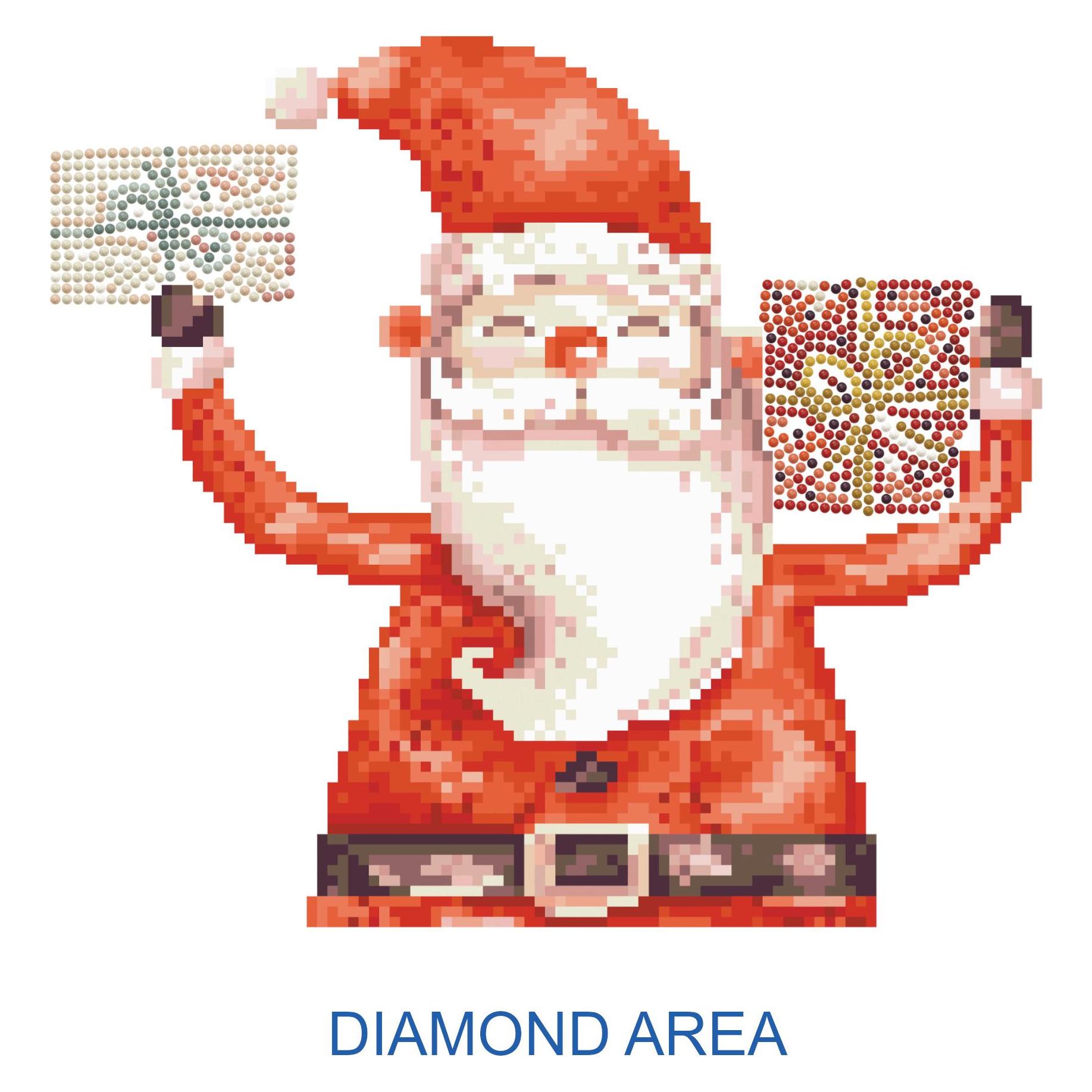 Diamond Dotz Diamond Painting Santa Cheer (DBX.048)