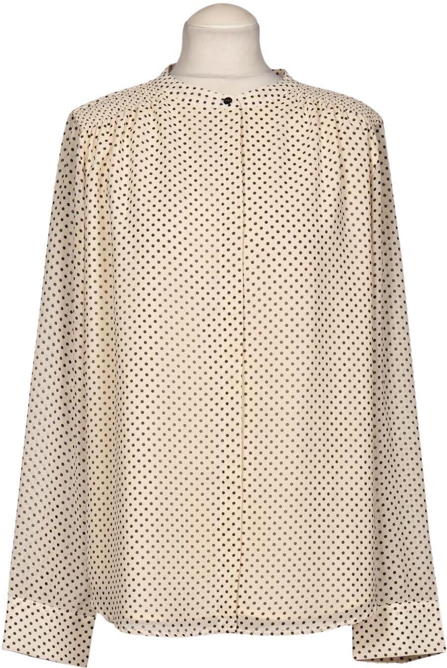 Dkny by Donna Karan New York Damen Bluse, Cremeweiß, Gr. M, Synthetik - Second Hand