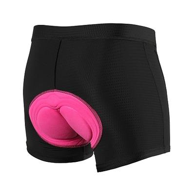 Arsuxeo Damen Fahrrad Unterwäsche Gepolsterte Fahrradhose 3D gepolsterte Shorts Fahhrad Unterwäsche Shorts Gepolsterte Shorts / Chamois Formpassend Mountainbike MTB Straßenradsport Sport Weich Hohe
