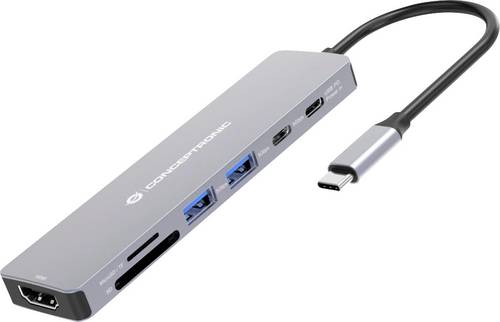 Conceptronic Notebook Dockingstation DONN28G 7-in-1 USB 3.2 Gen 1 Docking St