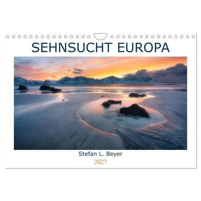 Sehnsucht Europa (Wandkalender 2027 DIN A4 quer), CALVENDO Monatskalender
