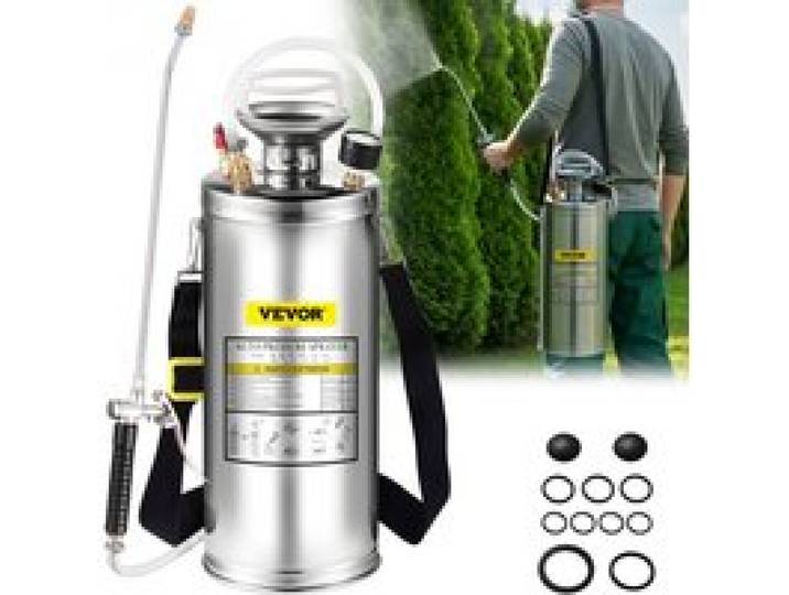 VEVOR tuinvijververnevelaar 8L ultrasone rookmachine Roestvrijstalen ultrasone mistmachine geschikt voor huis, tuin, toeristische voertuigen, speciale voertuigen, schepen, voertuigreiniging, tapijtrei