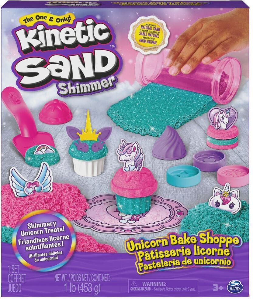 Kinetic Sand Unicorn Bake Shoppe Playset Creative Sand Kit by Spin Master for Kids