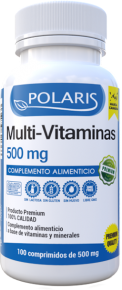 Polaris Multivitaminas 500 mg 100 Comprimidos