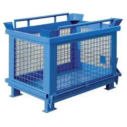 Hardwex Klappbodenbehälter mit Gitterwänden, 1500 l