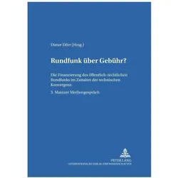 Rundfunk über Gebühr?, Fachbücher von Dieter Dörr