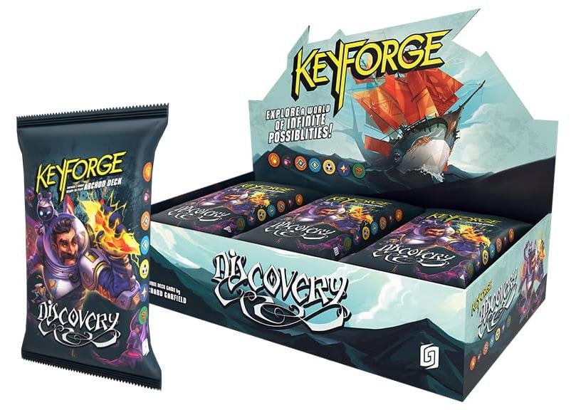Elznir Games KeyForge Discovery Display met 12 Archon-decks