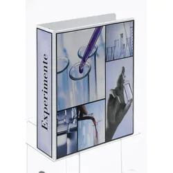 Esselte Präsentationsringbücher 4-Ringe DIN A4 7.7 cm weiß