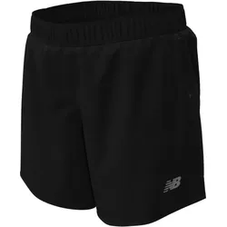 New Balance, Damen, Sporthose, W Short 5 Inch (XS), Schwarz
