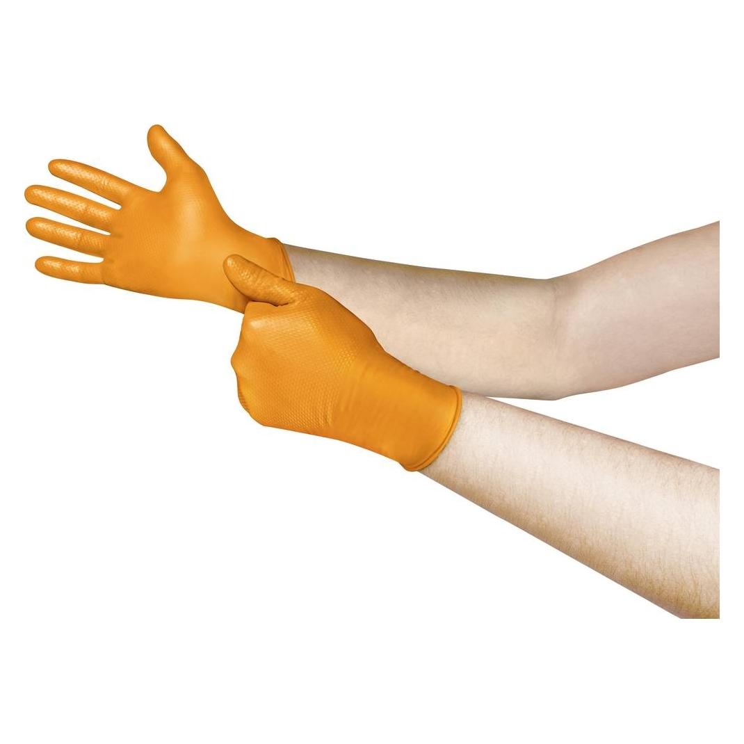 Ansell Einweg-Nitril-Handschuhe Microflex Mega Texture 93-256 (8.5, 9, L) (93256090)