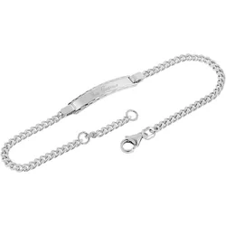 trendor 41066 Gravur-Armband für Mädchen 925 Silber Namensband 18,5 cm