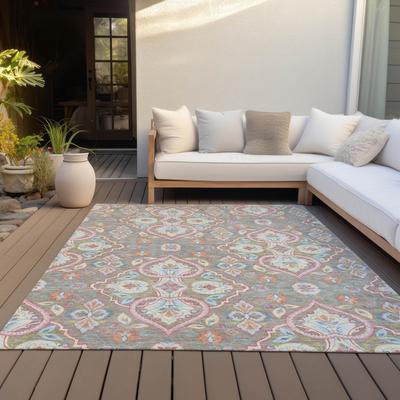 Addison Rugs Machine Washable Indoor/Outdoor Traditional Spades Chantille Rug