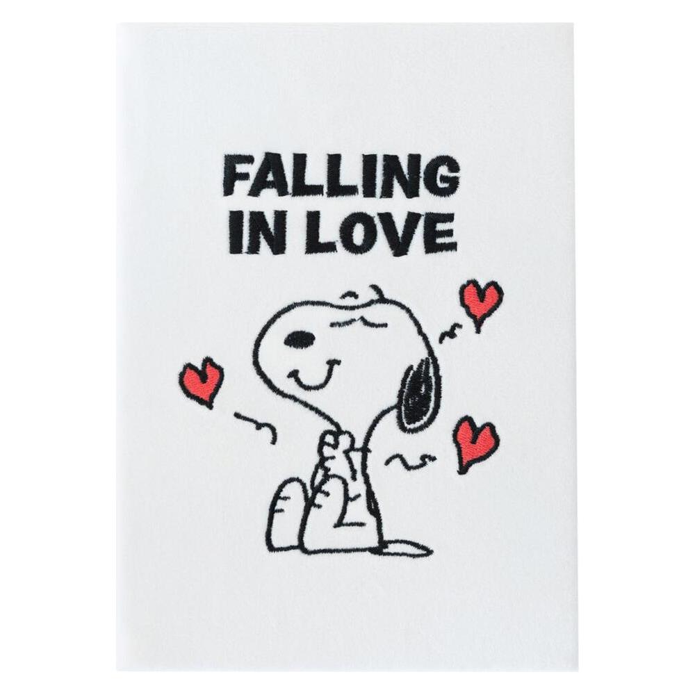 Peanuts Snoopy - Plush notebook / notebook A5 from the Love Season collection (A5, Liniert, Weicher Einband) (CTPA5011)