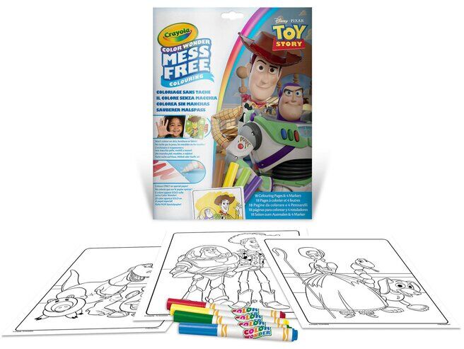 BRINQUEDO CRAYOLA FOLHAS TOYSTORY