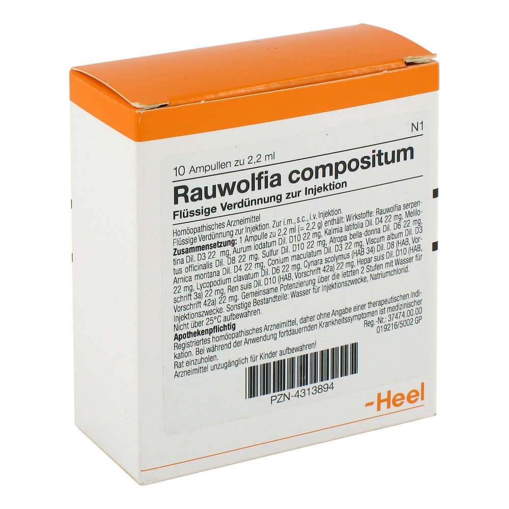 Biologische Heilmittel Heel GmbH Rauwolfia Compositum Ampullen 04313894