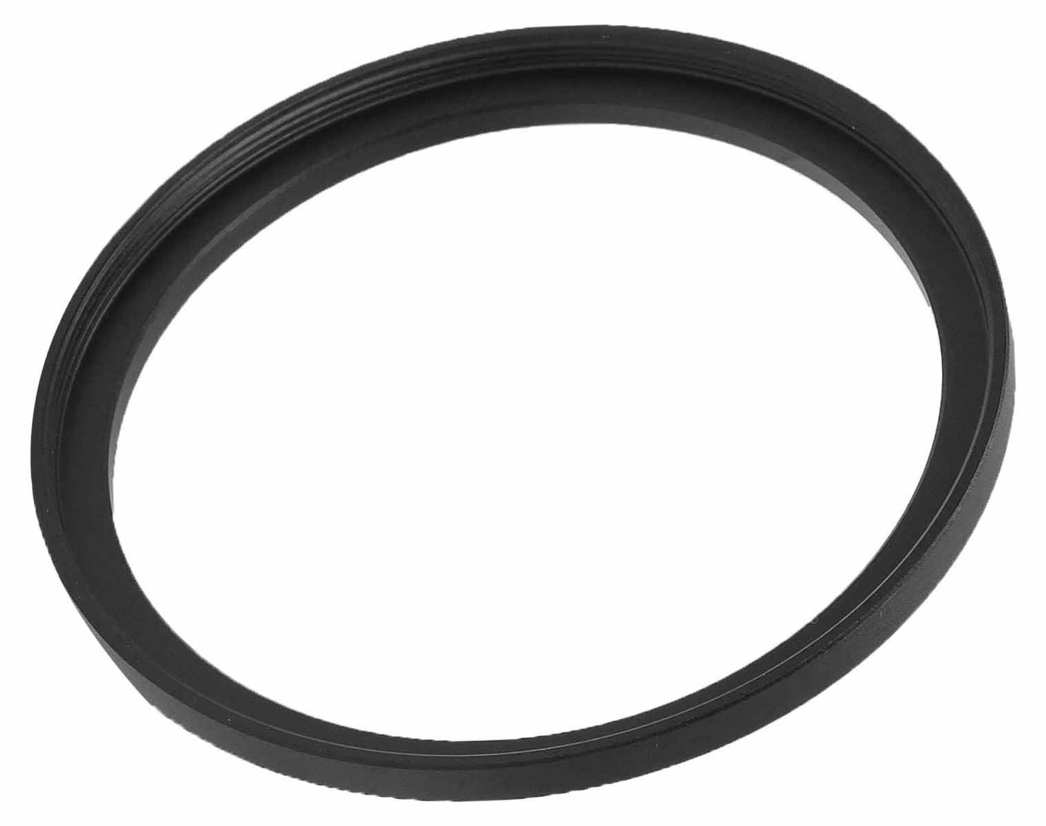 Gistuch Zwarte filteradapterring van aluminiumlegering voor UV-, CPL-, ND- en macro-objectieven van 49 naar 52 mm