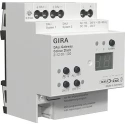 Gira DALI Gateway Colour 2f REG KNX Secure 211200