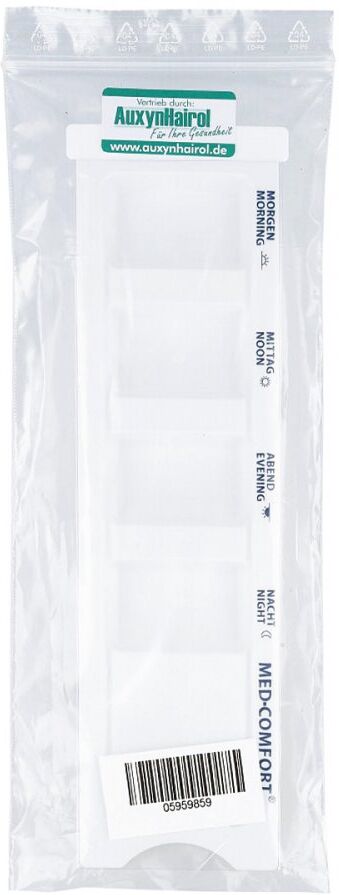 Medikamenten Box mit Aufdruck 4 Kammern 1stk