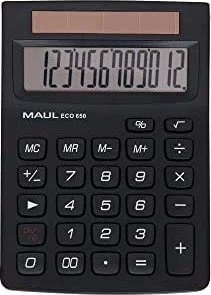 Maul Taschenrechner ECO 650, 12 Stellen schwarz