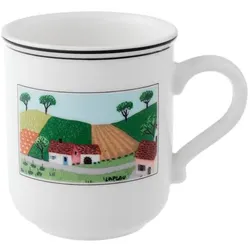 KAFFEEBECHER DORFSTRASSE Design Naif bunt 300 ml