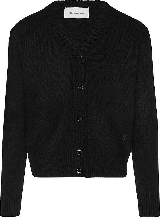 AMI PARIS Kaschmirjacke ADC schwarz   S S
