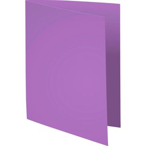 Exacompta Aktendeckel Forever Foldyne A4, violett, 220 g/m² Recycling-Karton, f. 200 Blatt, 100 Stück
