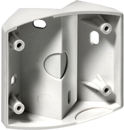ESYLUX MD plinthe d'angle blanche pour détecteur de mouvement de la série MD EDGE MOUNTING WH (EM10025518)