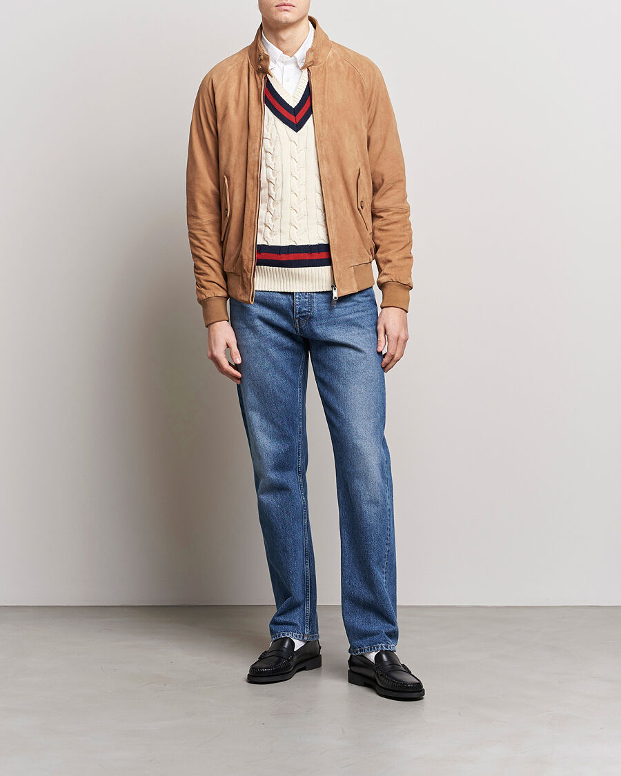 Baracuta G9 Suede Jacket Tobacco men EU50 Brun
